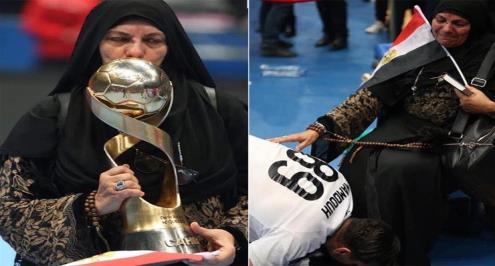 بعد تقبيل قدميها في ملعب البطولة.. يلا كورة يحاور والدة اللاعب ممدوح هاشم